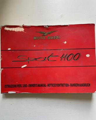 Manuale d’uso Moto Guzzi Sport 1100