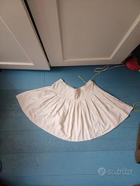 gonna bianca a falde