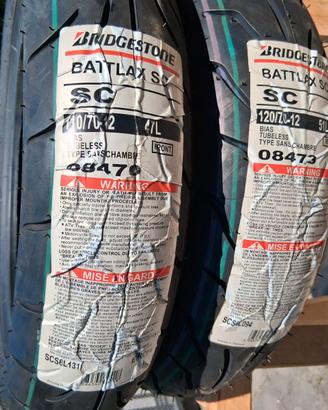 2  BRIDGESTONE BATTLAX SC TUBELESS  2026 (Moto)