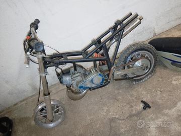 minimoto  accensiome a  corda 