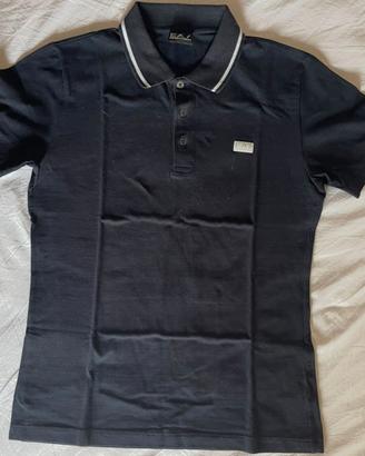 T-Shirt polo a maniche corte Blu marca EA7, taglia