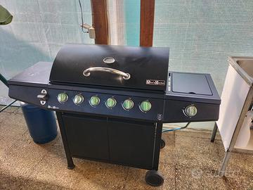 Barbecue gas 6 fuochi