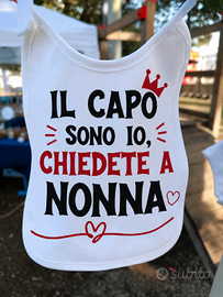 Bavaglino IL CAPO SONO CHIEDETE A NONNA