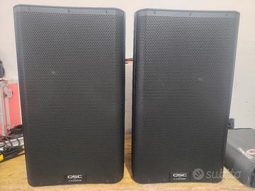 qsc k12.2 con cover 2000w casse amplificate 