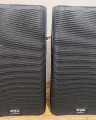 qsc k12.2 con cover 2000w casse amplificate 