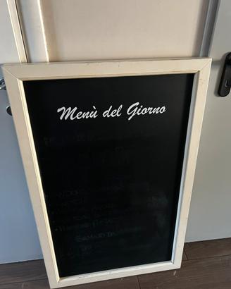 Lavagna grande da parete per menù