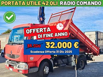 Camion ribaltabile Renault Midlum 100 qli + RADIOC