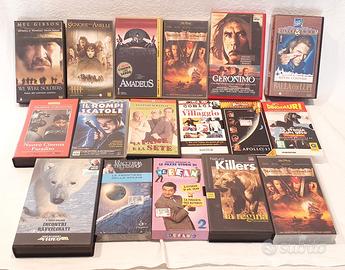 Videocassette VHS - N°17 custodia rigida e cartone