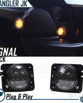 Frecce Laterali FULL LED per JEEP WRANGLER JK Nere