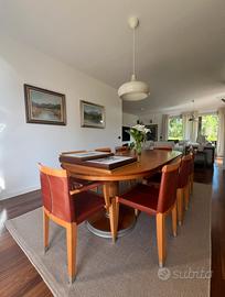 Giorgetti Tavolo Isa Honey e Silver + 8 sedute