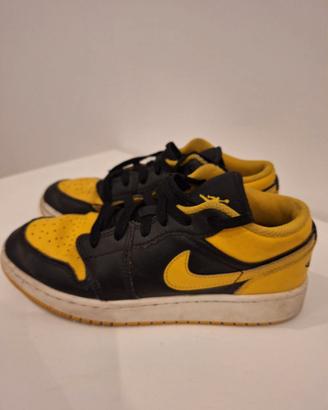 Air Jordan 1 Low – Gialle & Nere | Taglia 37.5
