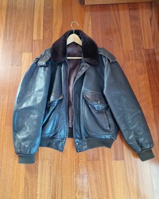 Giacca Aviatore Vintage in Pelle - Insolito & Avve