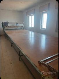 Tavolo da taglio per tessiture