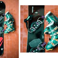 Snowboard BURTON AIR + Scarponi Burton Taglia 42