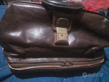BORSA DA DOTTORE VINTAGE HENRY OXFORD IN CUOIO