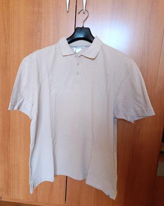 Polo ecru manica corta Domyos