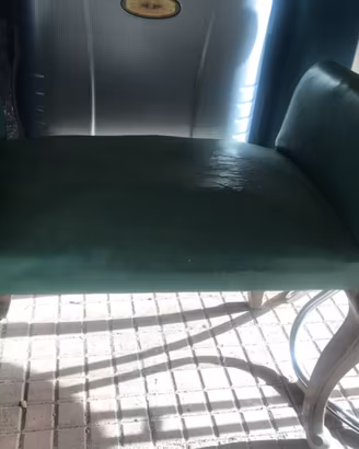 Panca piccola gambe in legno poggia piedi