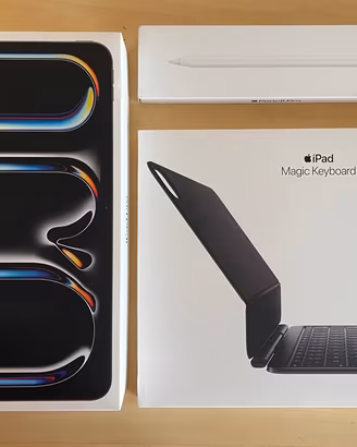 BATTERIA 100% iPad Pro 11 M4 512GB+Keyboard+Pencil