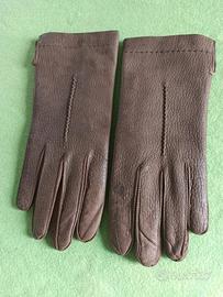 Guanti donna marroni 