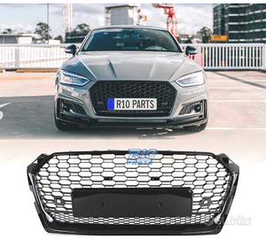 GRIGLIA PER AUDI A5 16-19 LOOK RS5 QUATTRO NERO LU