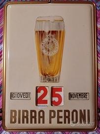 calendario perpetuo birra peroni