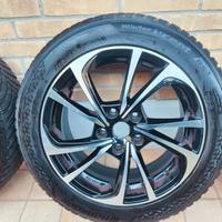 4 CERCHI IN LEGA 17" + GOMME NEVE HANKOOK 215/55