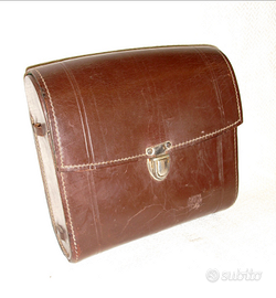 Magnifica borsa FOTOCAMERA VINTAGE in pelle