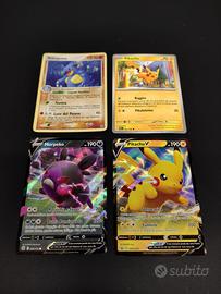Lotto Carte Pokémon V e Vintage - Pikachu & Morpek