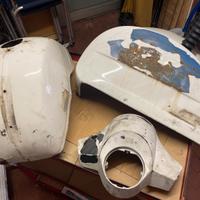 Vespa px scocca parafango coprimanubrio