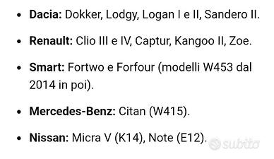 Dischi freno pastiglie anteriori 