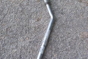 Marmitta centrale e supporto motore panda 141