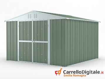 Box struttura lamiera Acciaio 327x307 verde