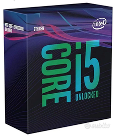 I5 9600KF + dissipatore