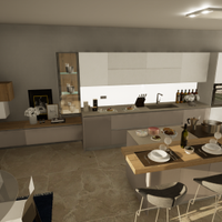 Cucina ARREDO3 mod. KALÌ con ISOLA – Nuova imball.