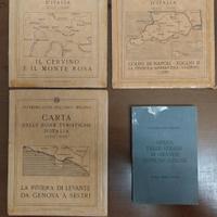 antiche carte geografiche TCI e guida TCI 1930