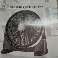 Ventilatore da terra verticale ancora imballato
