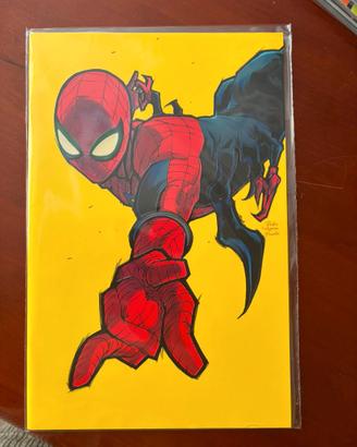 Spider-man 884 cover variant di Richie Yagawa