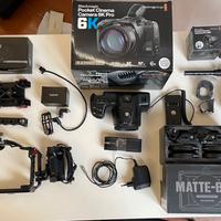Blackmagic 6k Pro - completamente attrezzata