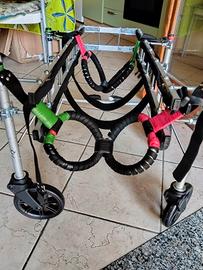 Carrellino per cani disabili/tetraplegici 4 ruote