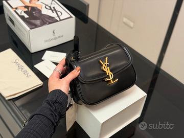 Borsa a tracolla nera da donna