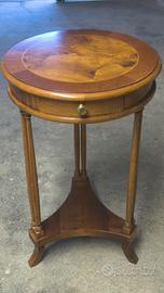 tavolino da entrata 3 gambe con cassetto e piano i