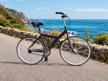 Bicicletta artigianale  con ruote in lega da 26"