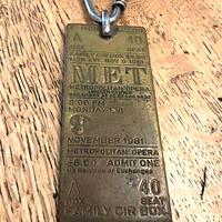 PORTACHIAVI MEMORABILIA MET Opera NEW YORK 1981