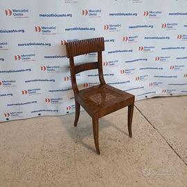 Sedia Antica Direttorio in Noce