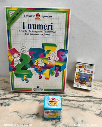 Gioco Educativo"I numeri" - "Bingo" -1 Salvadanaio