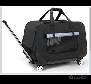 Trasportino Per Animali Domestici Con Ruote Petemo