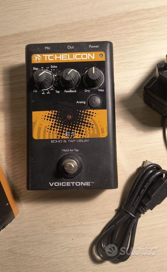 TC-HELICON VOICETONE E1 エコー＆タップディレイ TC-Helicon