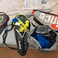Attrezzatura sportiva (tennis + nuoto)