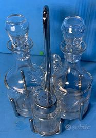 Portacondimenti Acciaio Inox