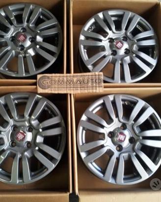 Cerchi in lega raggio 15 fiat grande punto titanio